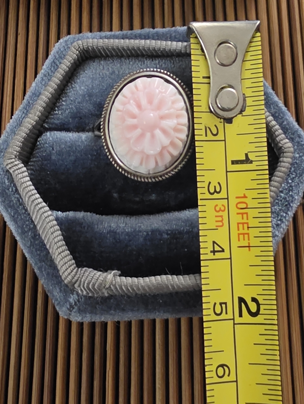 925 Silver Conch Shell Adjustable Ring - Picture 9 of 12